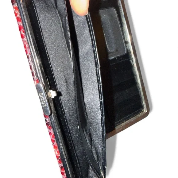 Lodis Snakeskin Pattern Wallet - Picture 4 of 9